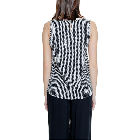 Only Black Viscose Tops & T-Shirt Only Dark Slate Gray