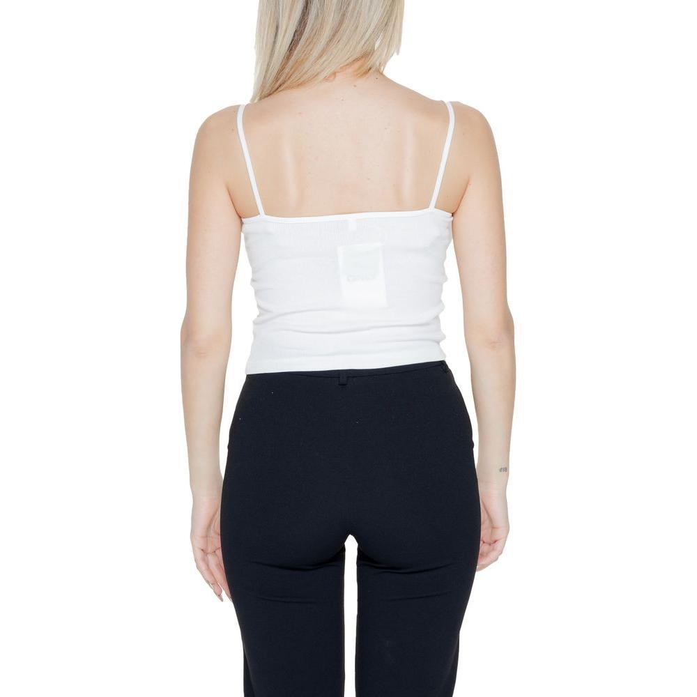 Only White Organic Cotton Tank Top ON-13399200008-IT42|M