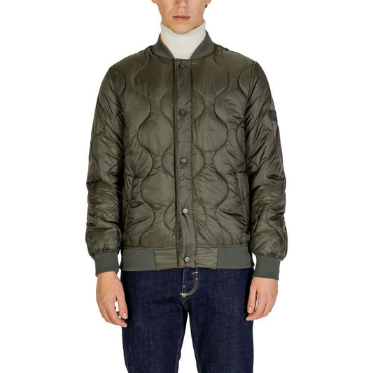 Gianni Lupo Green Polyamide Jacket Gianni Lupo Dark Slate Gray