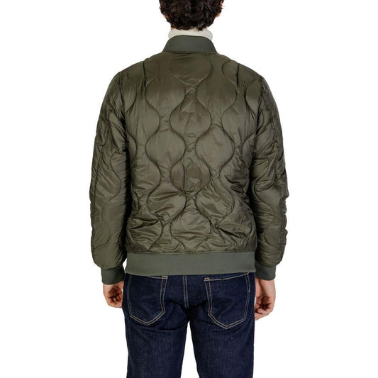 Gianni Lupo Green Polyamide Jacket Gianni Lupo Dark Slate Gray