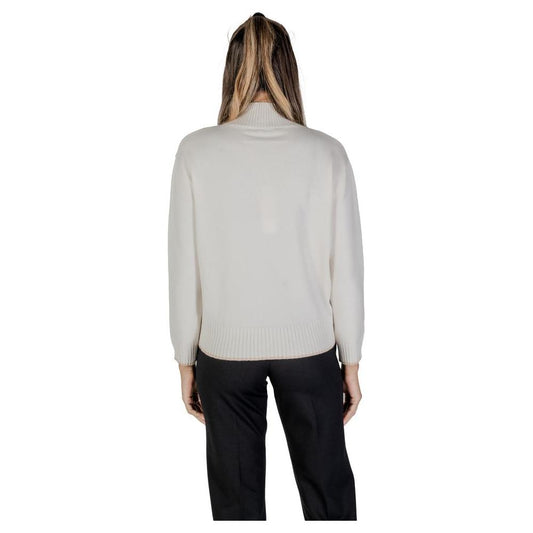 Street One Cream Polyester Sweater Street One Black