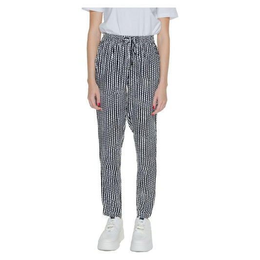 Only Black Viscose Jeans & Pant Only Gray