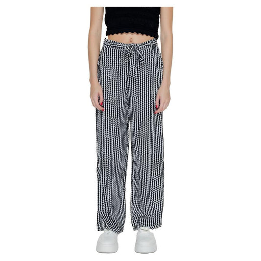 Only Black Viscose Jeans & Pant Only Gray