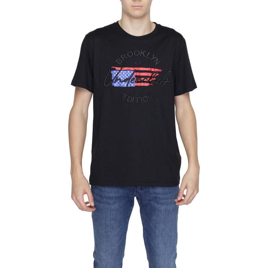 Underclub Black Cotton T-Shirt Underclub Tan