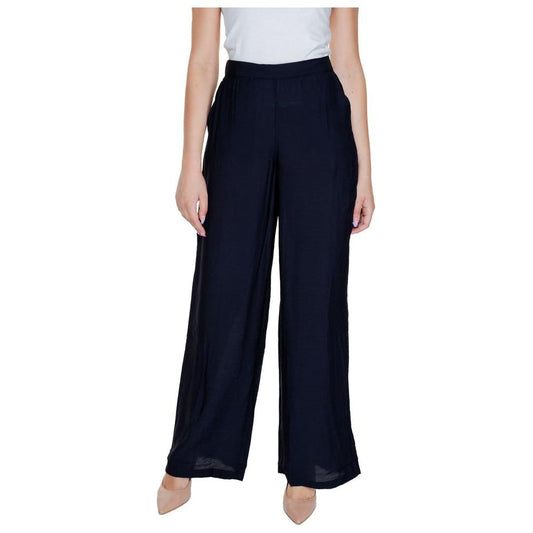 Vero Moda Black Viscose Jeans & Pant Vero Moda Gray