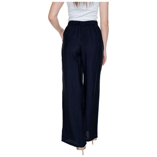 Vero Moda Black Viscose Jeans & Pant Vero Moda Gray