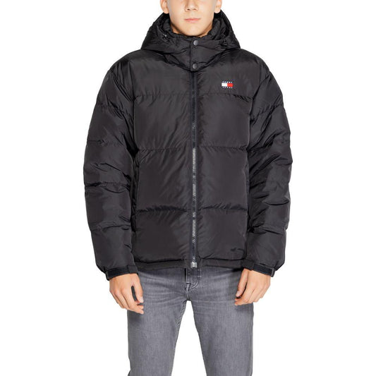 Tommy Hilfiger Jeans Black Recycled Polyester Jacket Tommy Hilfiger Jeans Dark Slate Gray