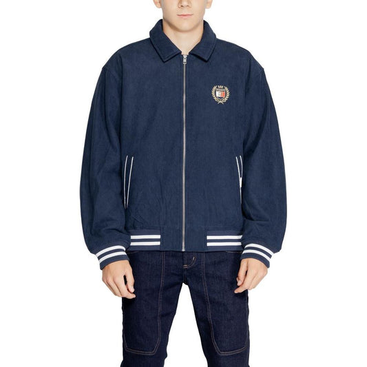 Tommy Hilfiger Jeans Blue Recycled Polyester Jacket Tommy Hilfiger Jeans Dark Slate Gray