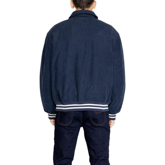 Tommy Hilfiger Jeans Blue Recycled Polyester Jacket Tommy Hilfiger Jeans Dark Slate Gray