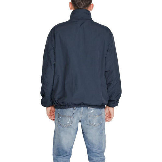 Tommy Hilfiger Jeans Blue Recycled Polyester Jacket Tommy Hilfiger Jeans Dark Slate Gray