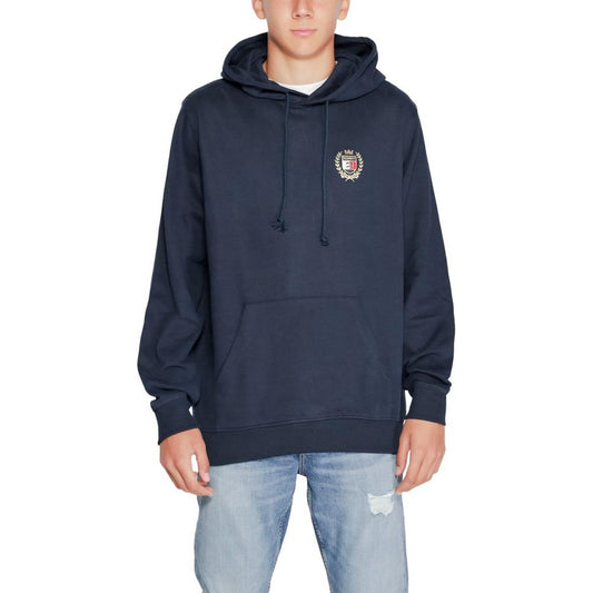 Tommy Hilfiger Jeans Blue Cotton Sweater Tommy Hilfiger Jeans Dark Slate Gray