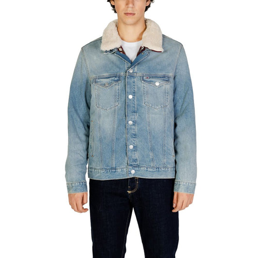 Tommy Hilfiger Jeans Light Blue Cotton Denim Jacket