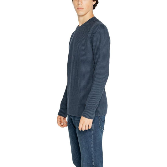 Calvin Klein Jeans Black Organic Cotton Sweater Calvin Klein Jeans Dark Slate Gray