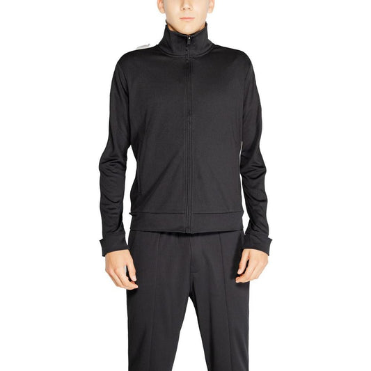 Calvin Klein Sport Black Recycled Polyester Sweater Calvin Klein Sport Dark Slate Gray