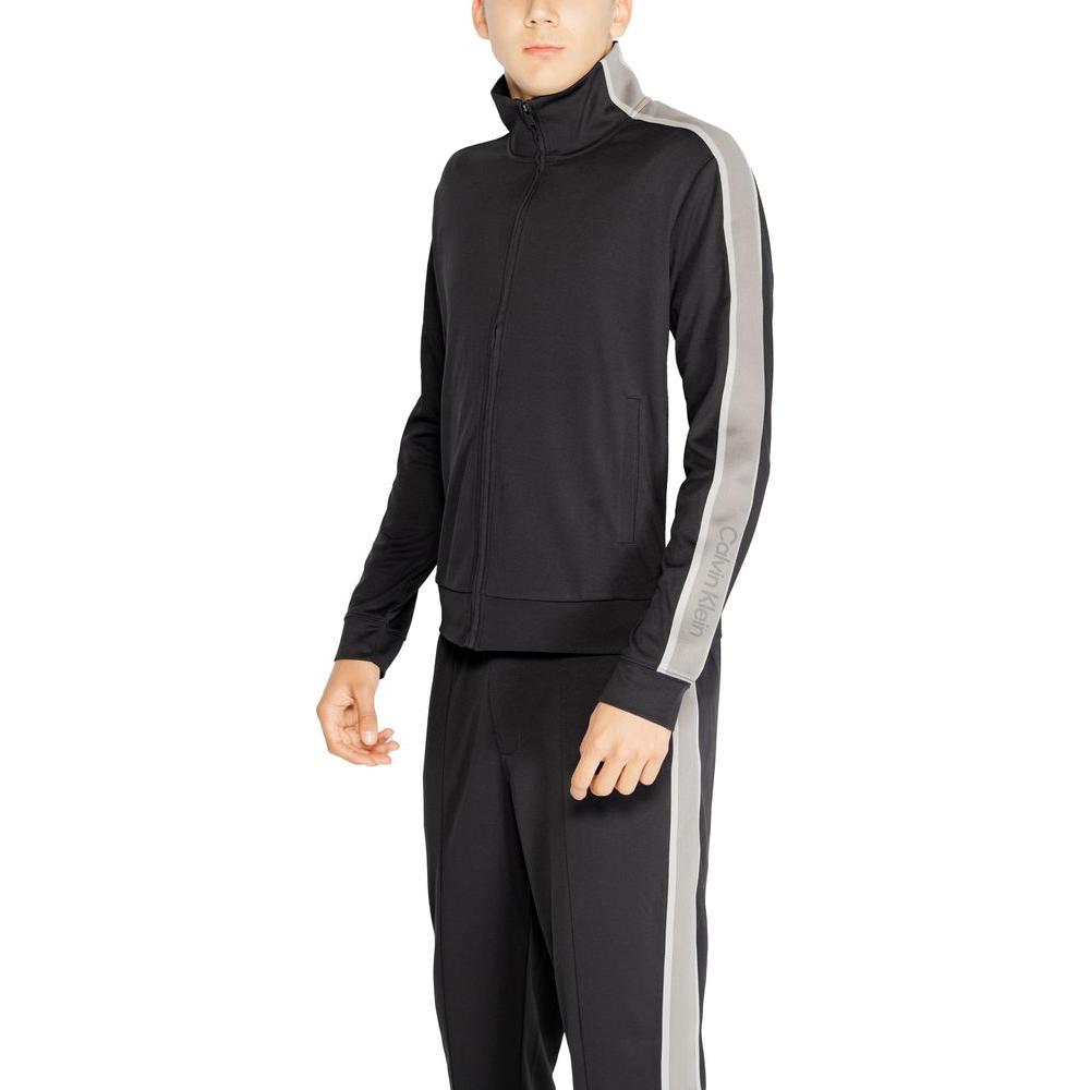 Calvin Klein Sport Black Recycled Polyester Sweater Calvin Klein Sport Dark Slate Gray