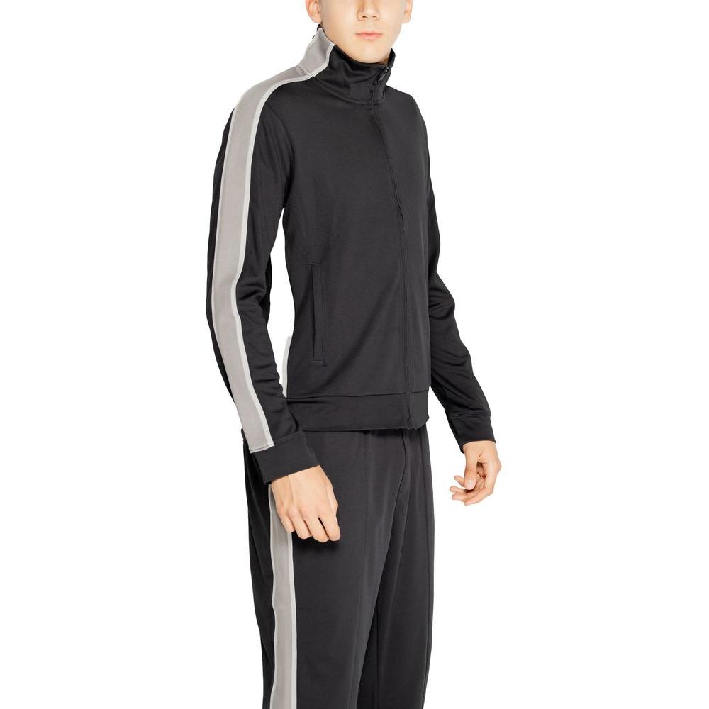 Calvin Klein Sport Black Recycled Polyester Sweater Calvin Klein Sport Dark Slate Gray