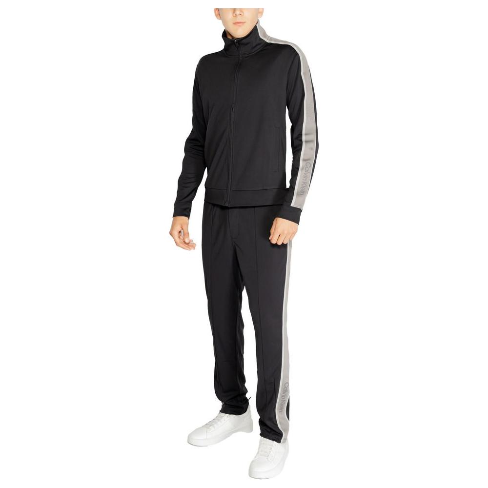 Calvin Klein Sport Black Recycled Polyester Sweater Calvin Klein Sport Dark Slate Gray