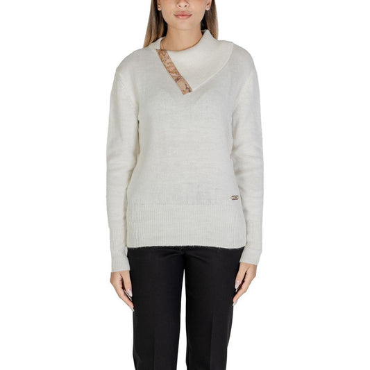 Alviero Martini Prima Classe White Viscose Sweater Alviero Martini Prima Classe Gray