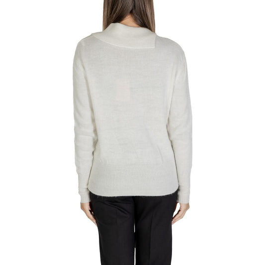 Alviero Martini Prima Classe White Viscose Sweater Alviero Martini Prima Classe Light Gray