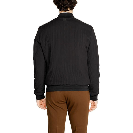 Antony Morato Black Polyester Jacket Antony Morato Black