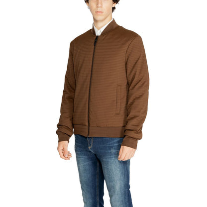 Antony Morato Brown Polyester Bomber