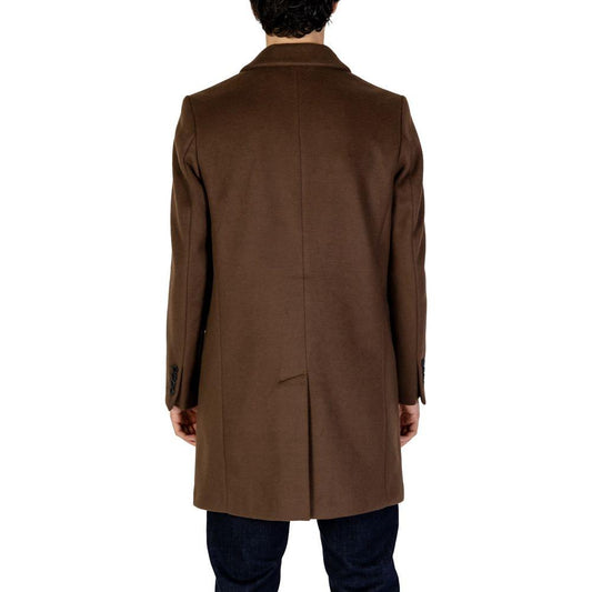 Antony Morato Brown Polyester Jacket Antony Morato Dark Slate Gray