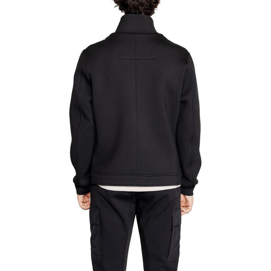 Antony Morato Black Polyester Jacket Antony Morato Black