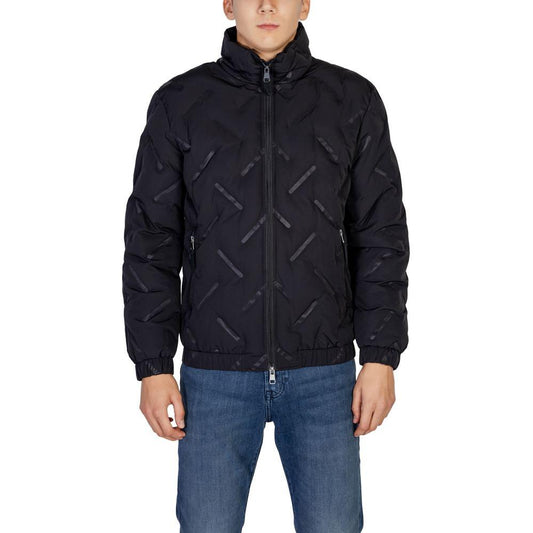 Antony Morato Black Polyester Jacket Antony Morato Dark Slate Gray
