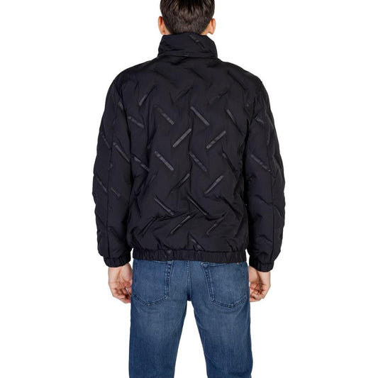 Antony Morato Black Polyester Jacket Antony Morato Dark Slate Gray