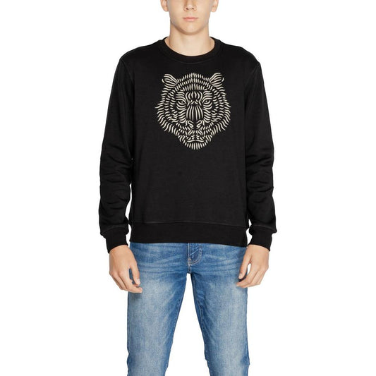 Antony Morato Black Cotton Sweater Antony Morato Gray