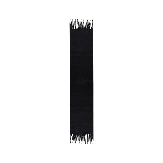 Antony Morato Black Polyester Scarf Antony Morato Black