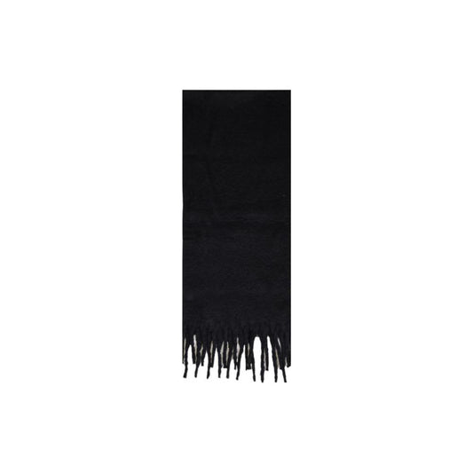 Antony Morato Black Polyester Scarf Antony Morato Black