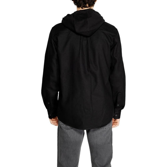 Antony Morato Black Cotton Shirt Antony Morato Black