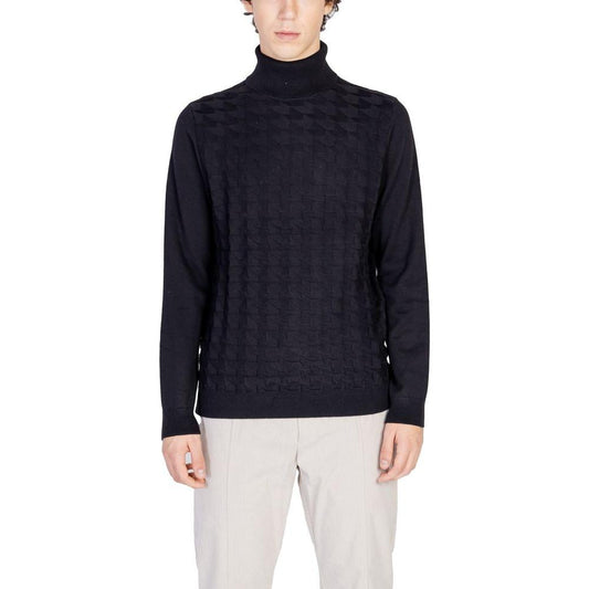 Antony Morato Black Cotton Sweater Antony Morato Black