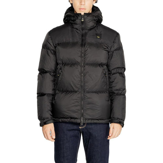 Blauer Black Polyamide Jacket Blauer Dark Slate Gray