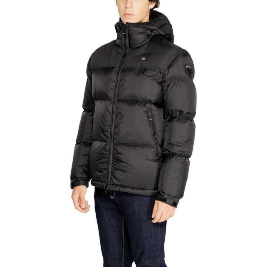 Blauer Black Polyamide Jacket Blauer Dark Slate Gray