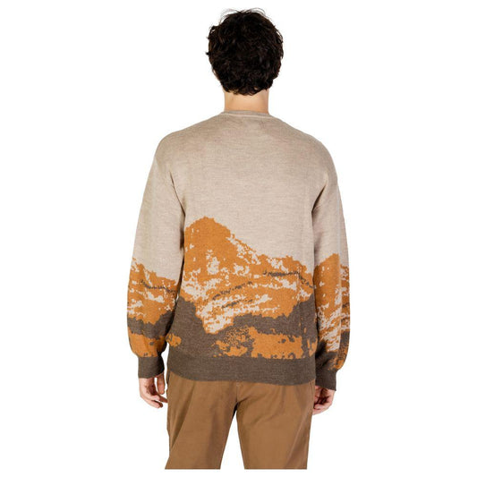 Gianni Lupo Brown Acrylic Sweater Gianni Lupo Rosy Brown