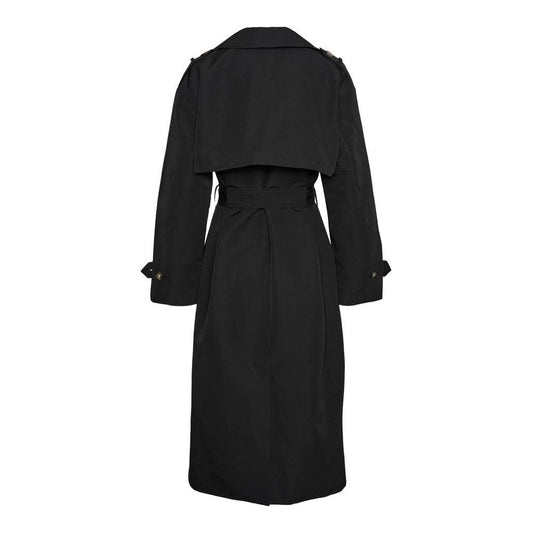 Vero Moda Black Polyester Jackets & Coat Vero Moda Black