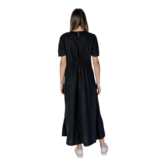 B.Young Black Linen Dress B.Young Black