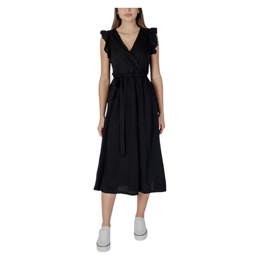 B.Young Black Cotton Dress B.Young Black