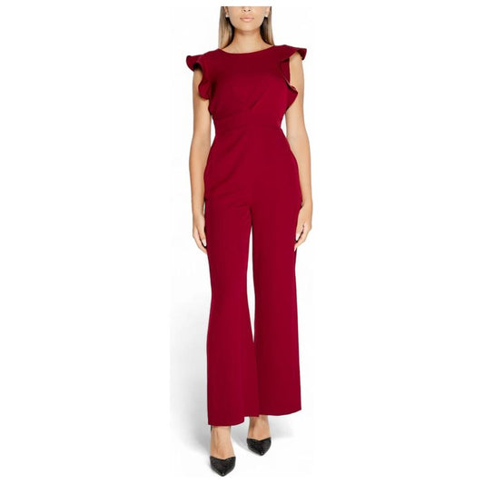 Rinascimento Bordeaux Polyester Suits & Blazer