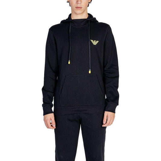 Emporio Armani Underwear Black Cotton Sweater Emporio Armani Underwear Black