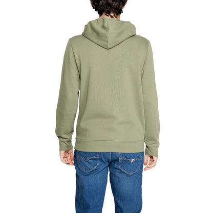 Emporio Armani Underwear Green Cotton Hoodie