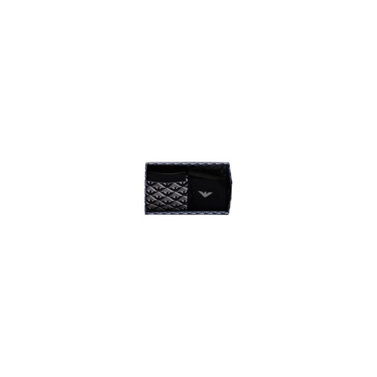 Emporio Armani Underwear Gray Cotton Sock Emporio Armani Underwear Black