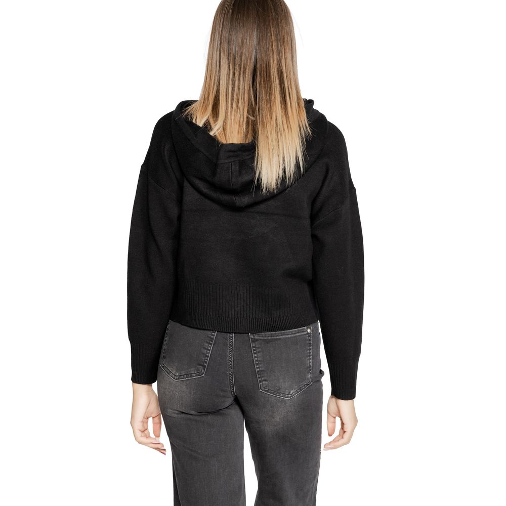 Vero Moda Black Viscose Hoodie