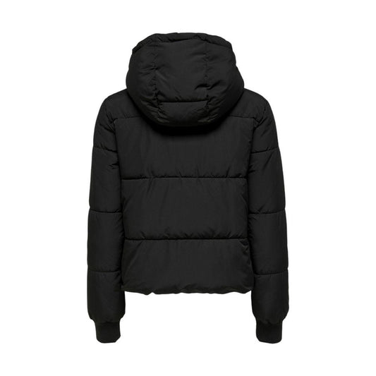 Jacqueline De Yong Black Polyester Jackets & Coat Jacqueline De Yong Black