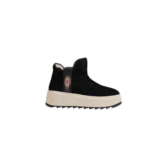 ASH Black Suede Leather Boot ASH Gray