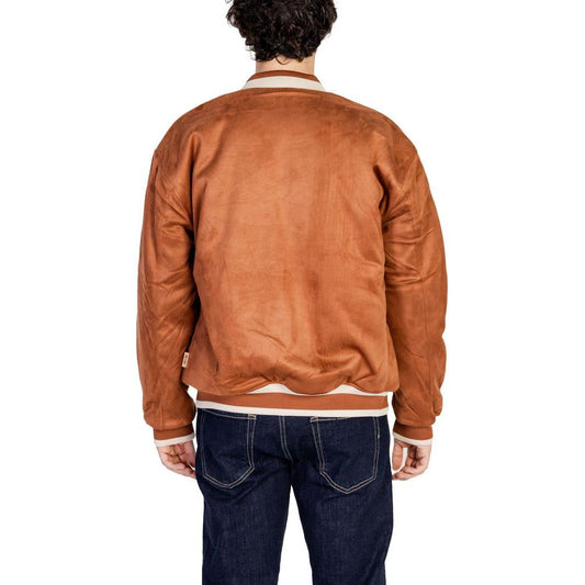 Only & Sons Brown Polyester Jacket Only & Sons Sienna