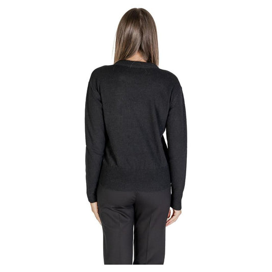 Alviero Martini Prima Classe Black Polyester Sweater Alviero Martini Prima Classe Dark Slate Gray