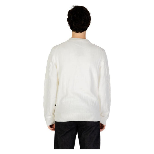 Hamaki-Ho White Acrylic Sweater Hamaki-Ho Black